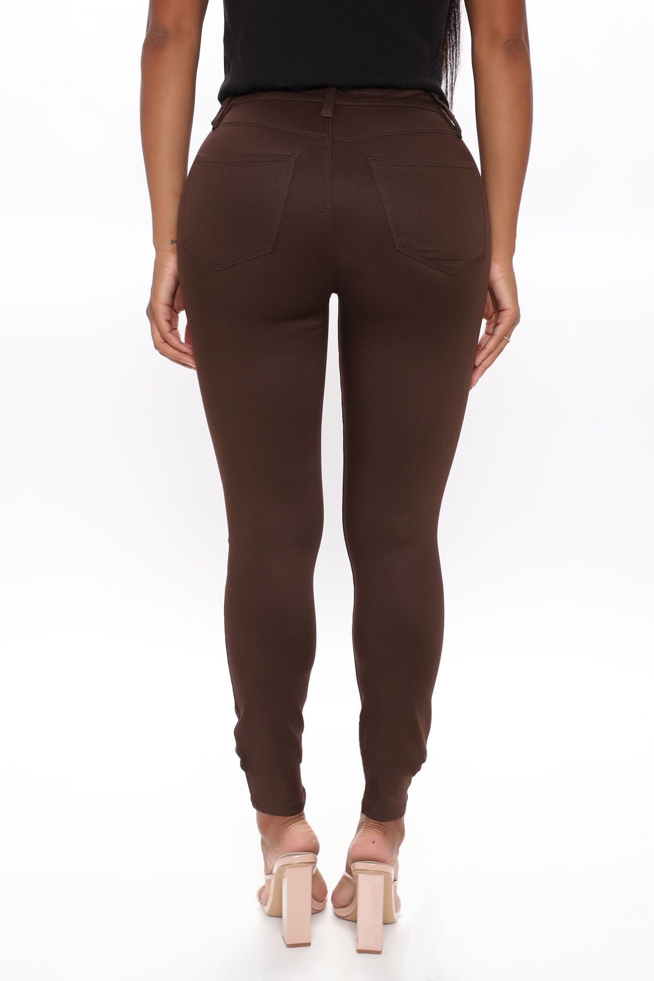 Keep It Forever High Rise Pant - Brown sold by Fashion Nova product image thumbnail 3