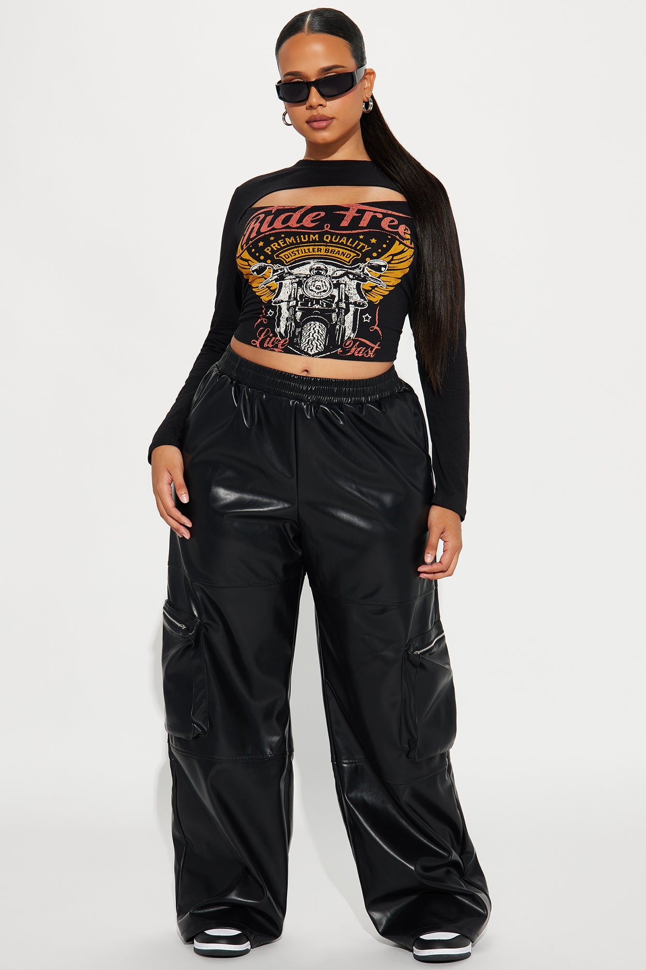 Ride Out Graphic Top - Black sold by Fashion Nova product image thumbnail 6