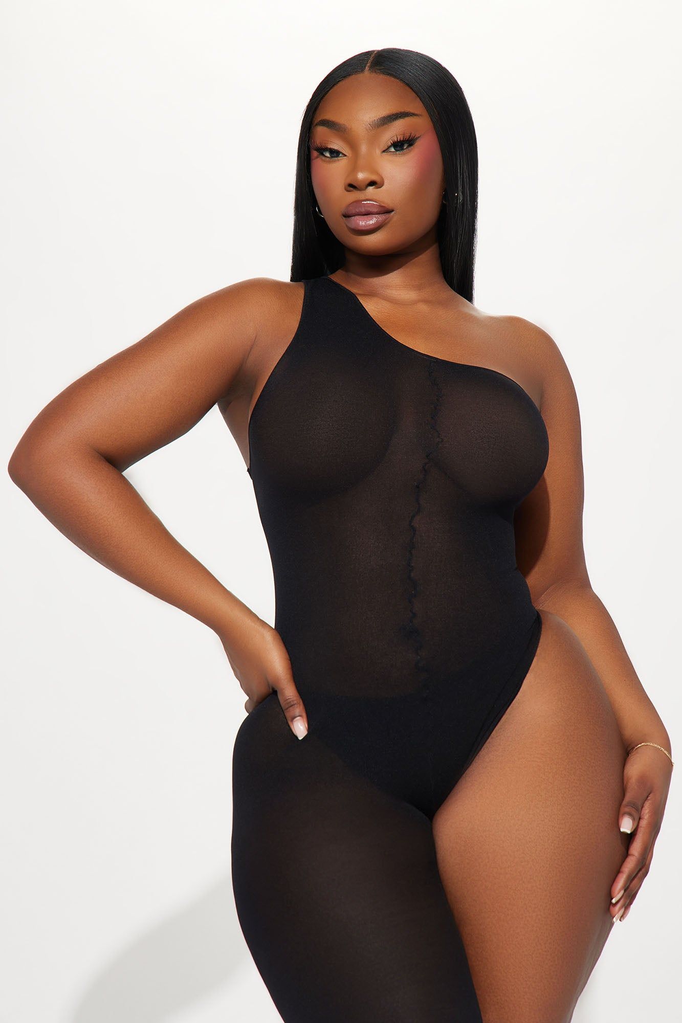 Tell Me I'm Yours Bodystocking - Black sold by Fashion Nova product image thumbnail 2