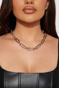 Timeless Chain Necklace - Silver sold by Fashion Nova