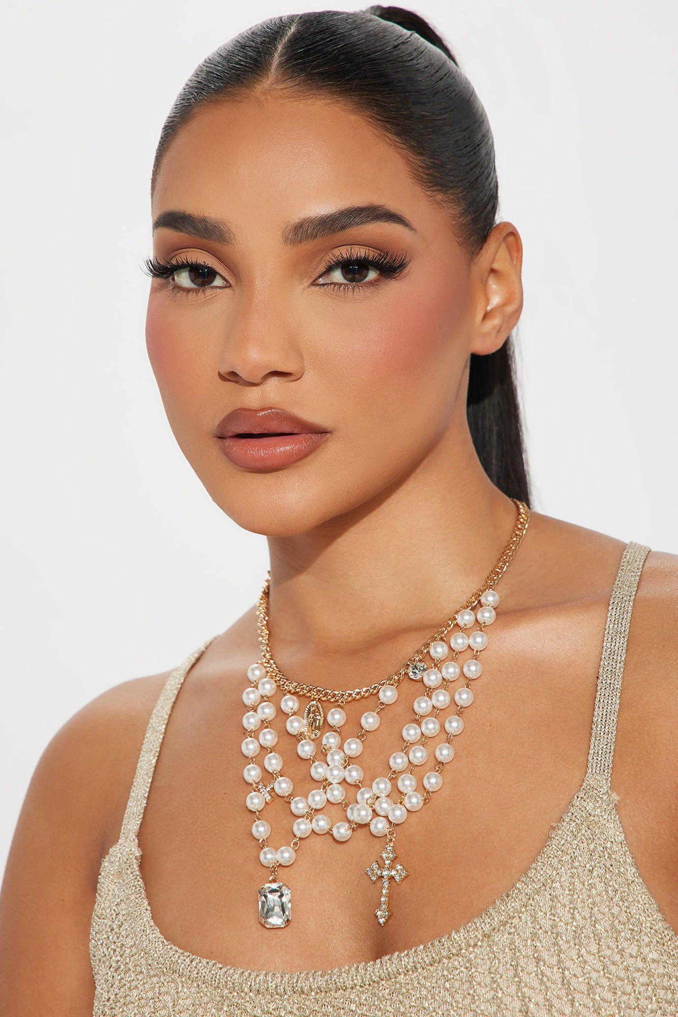 Goddess From Heaven Necklace - Gold sold by Fashion Nova product image thumbnail 2