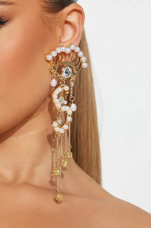 Golden Goddess Earrings - Gold sold by Fashion Nova