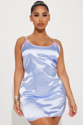 In Your Dreams Satin Sleep Gown - Lavender sold by Fashion Nova