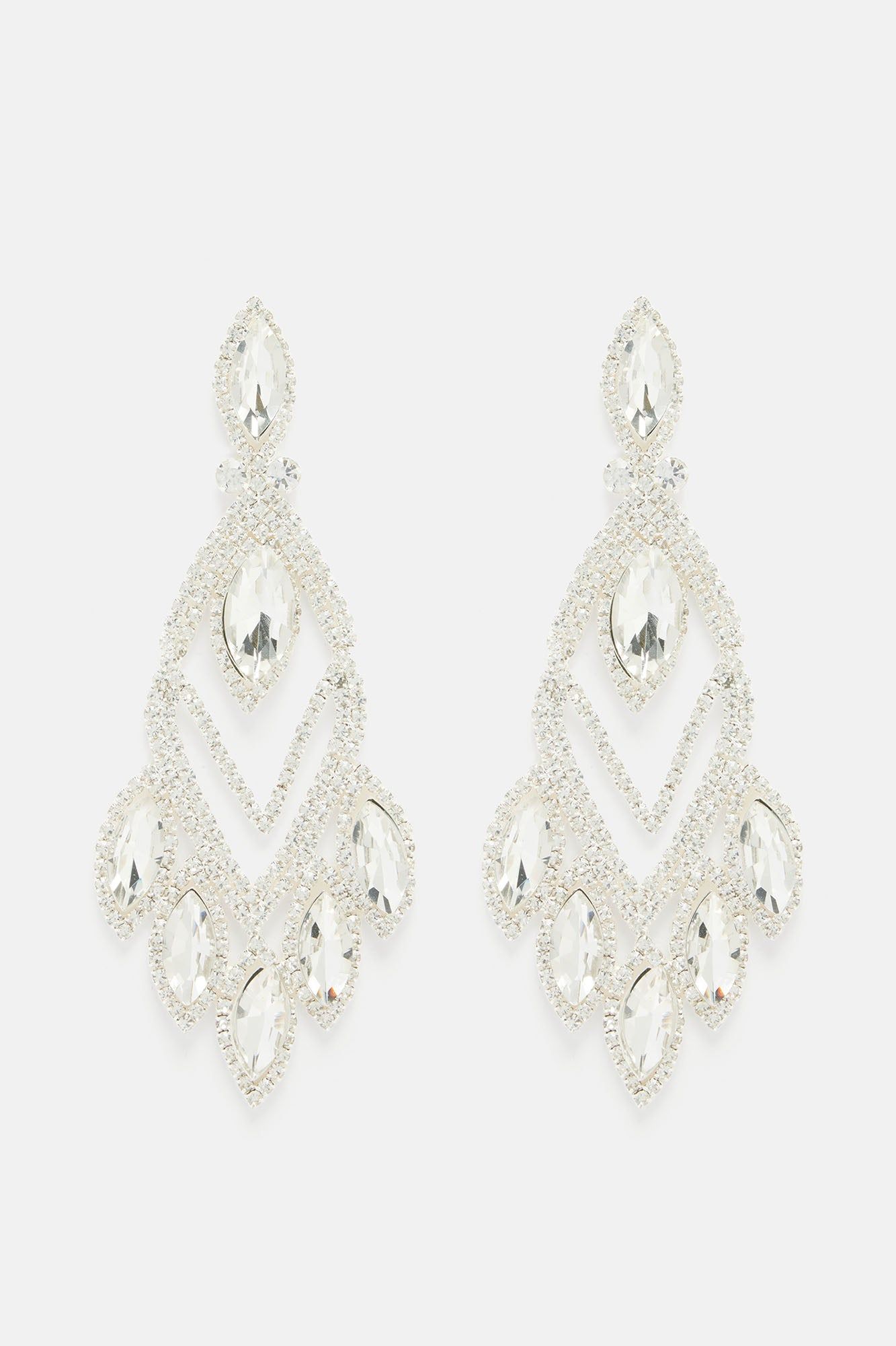 La Mas Bella Earrings - Silver sold by Fashion Nova product image thumbnail 3