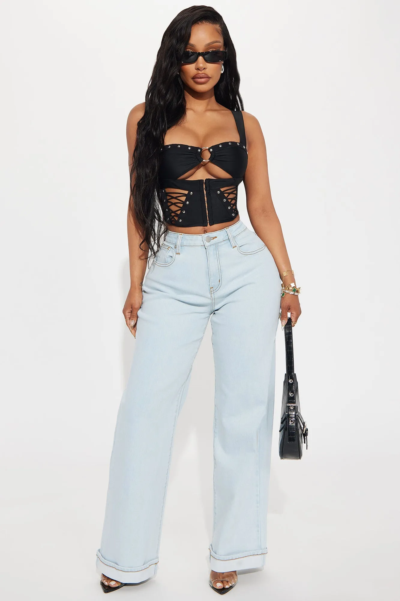 Attention On Me Corset Top - Black sold by Fashion Nova product image thumbnail 2
