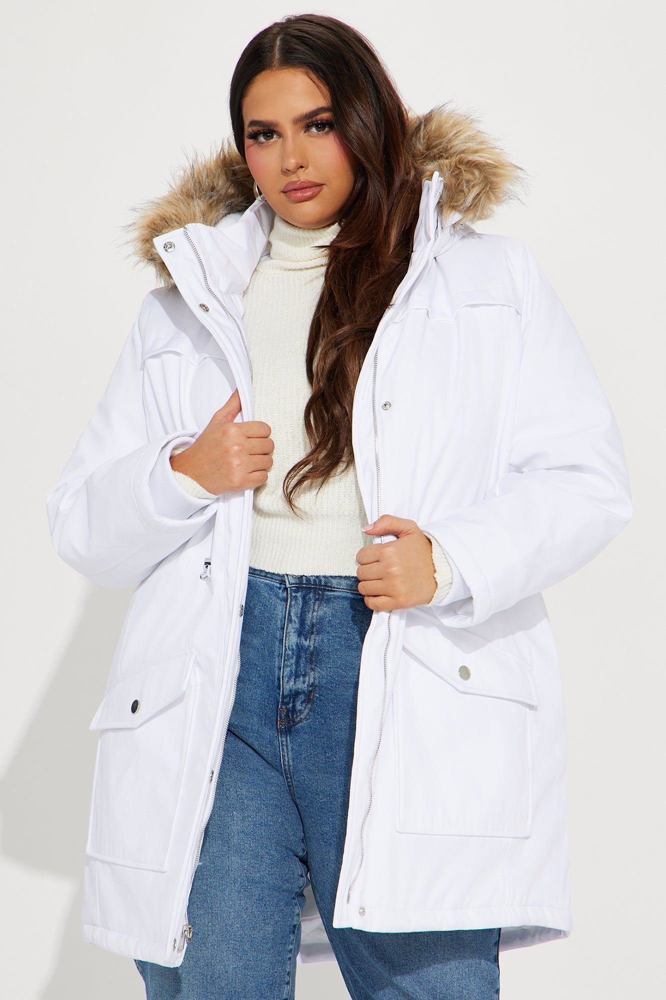 Cozy Inside Puffer Jacket - White sold by Fashion Nova product image thumbnail 6