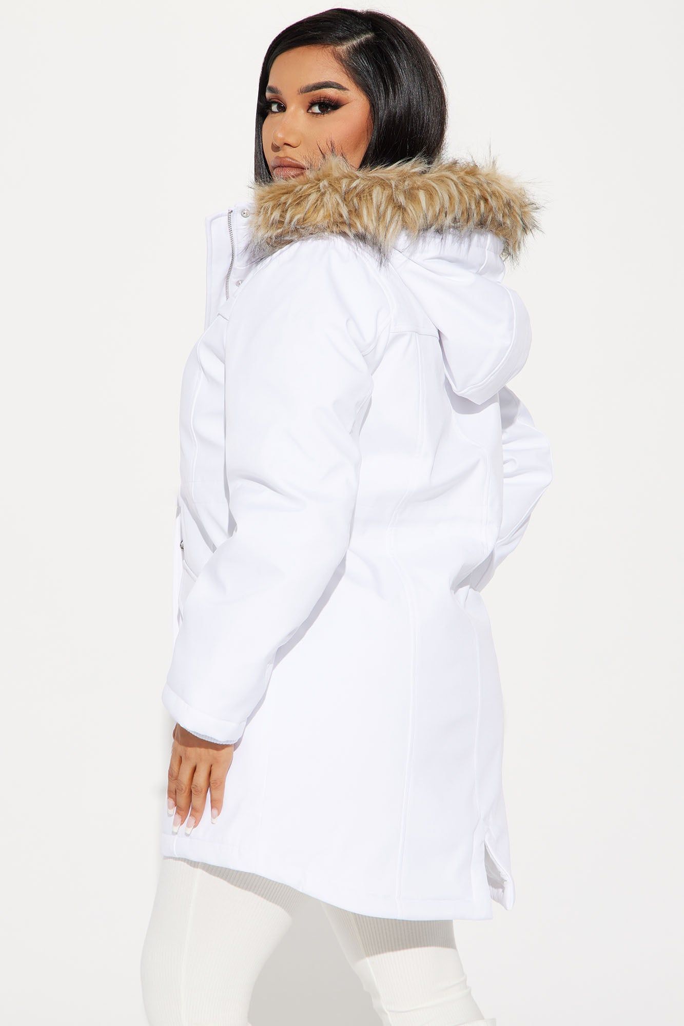 Cozy Inside Puffer Jacket - White sold by Fashion Nova product image thumbnail 3