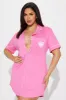 Your Angel PJ Sleep Shirt - Hot Pink sold by Fashion Nova