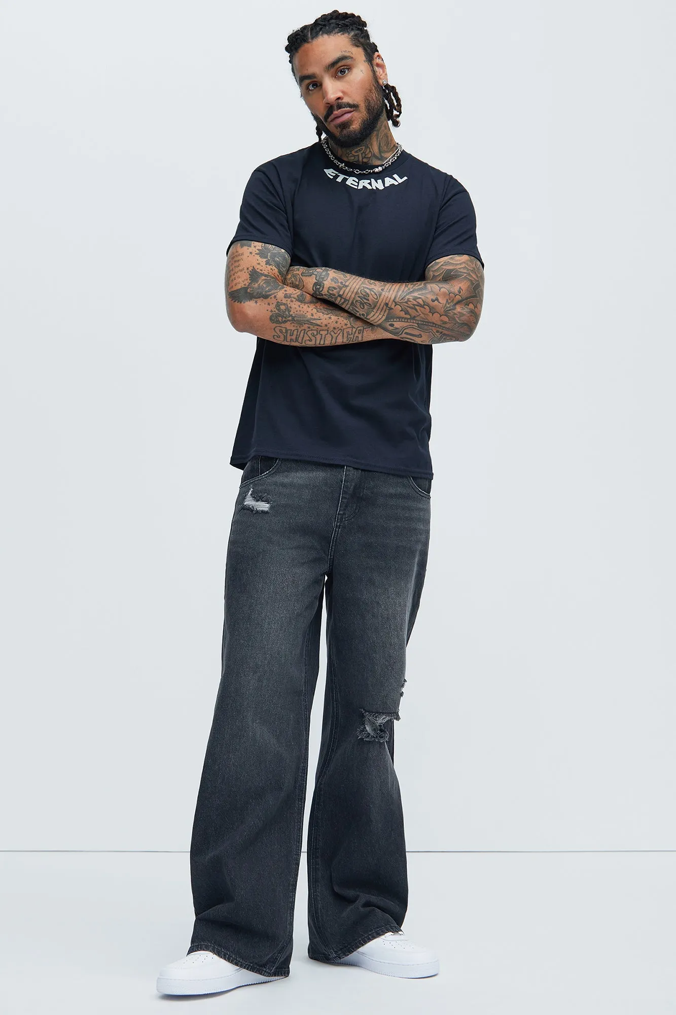 Eternal Happiness Oversized Short Sleeve Tee - Black sold by Fashion Nova product image thumbnail 2