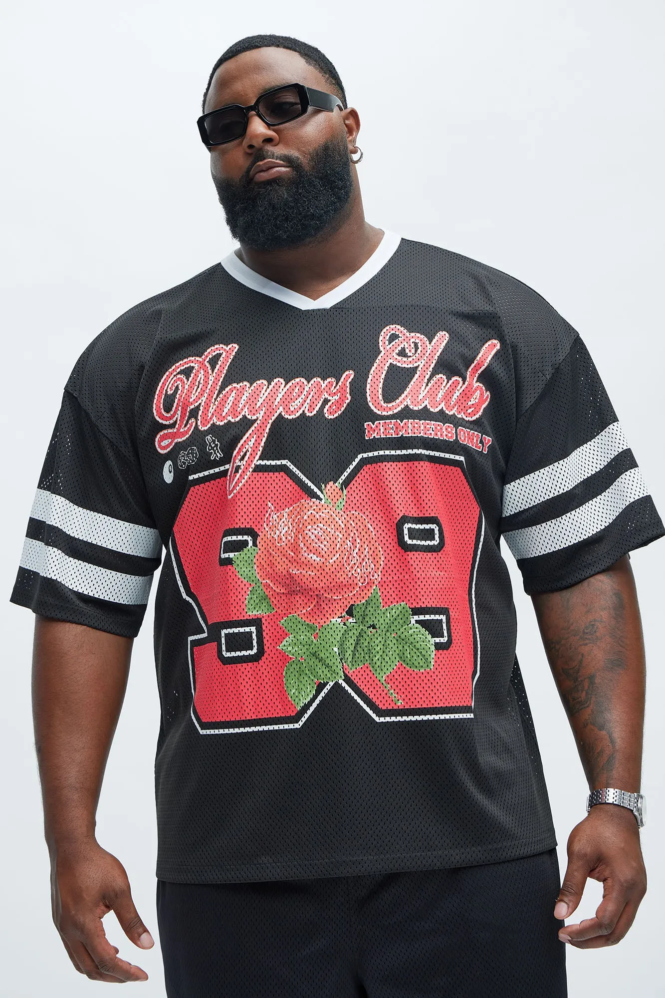 Player 99 Jersey - Black/White sold by Fashion Nova product image thumbnail 5