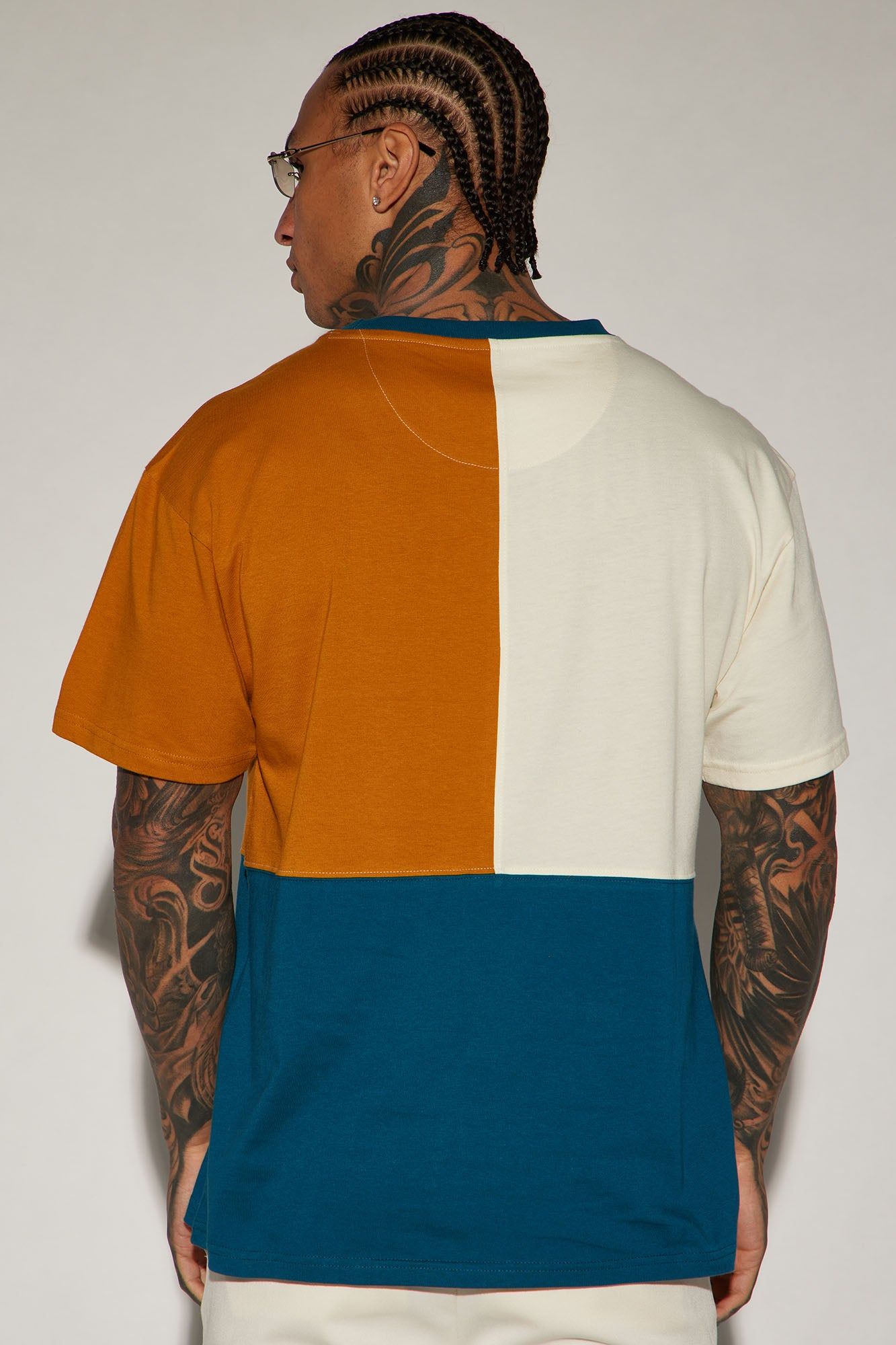 Vacation Mode Short Sleeve Tee - Teal/combo sold by Fashion Nova product image thumbnail 4