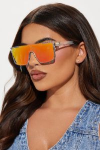 Reflecting You Sunglasses - Yellow sold by Fashion Nova