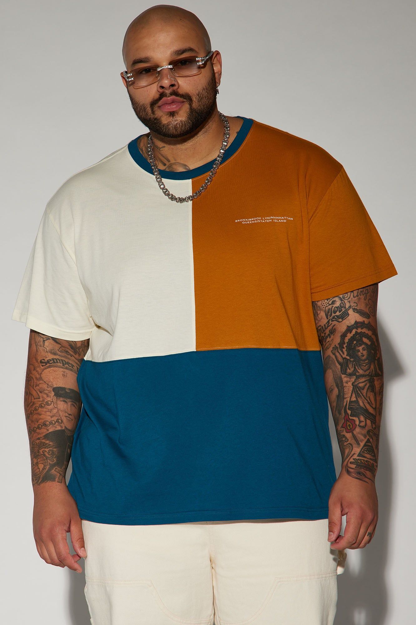 Vacation Mode Short Sleeve Tee - Teal/combo sold by Fashion Nova product image thumbnail 5