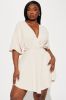 Francesca Flowy Mini Dress - Oatmeal sold by Fashion Nova