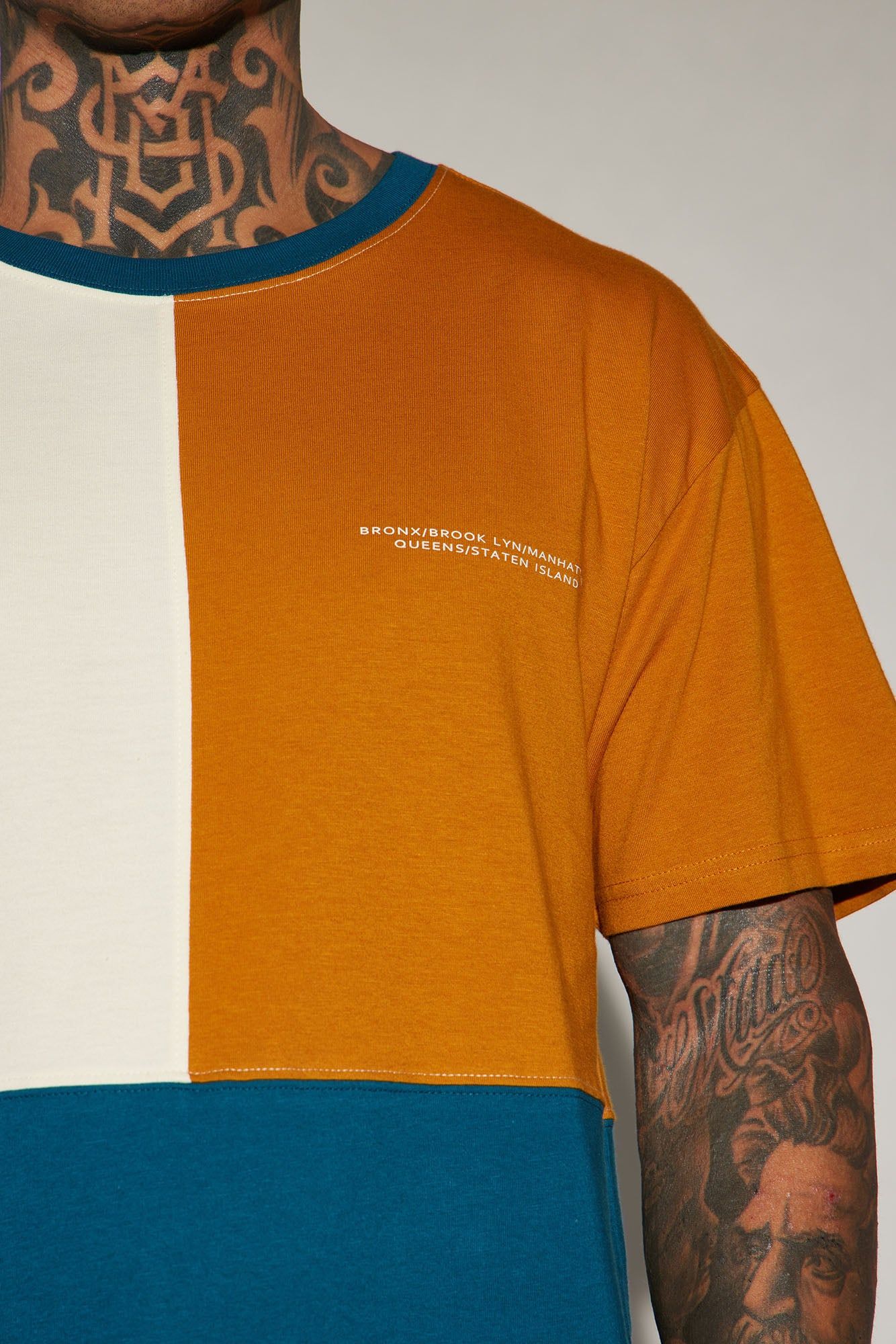 Vacation Mode Short Sleeve Tee - Teal/combo sold by Fashion Nova product image thumbnail 3