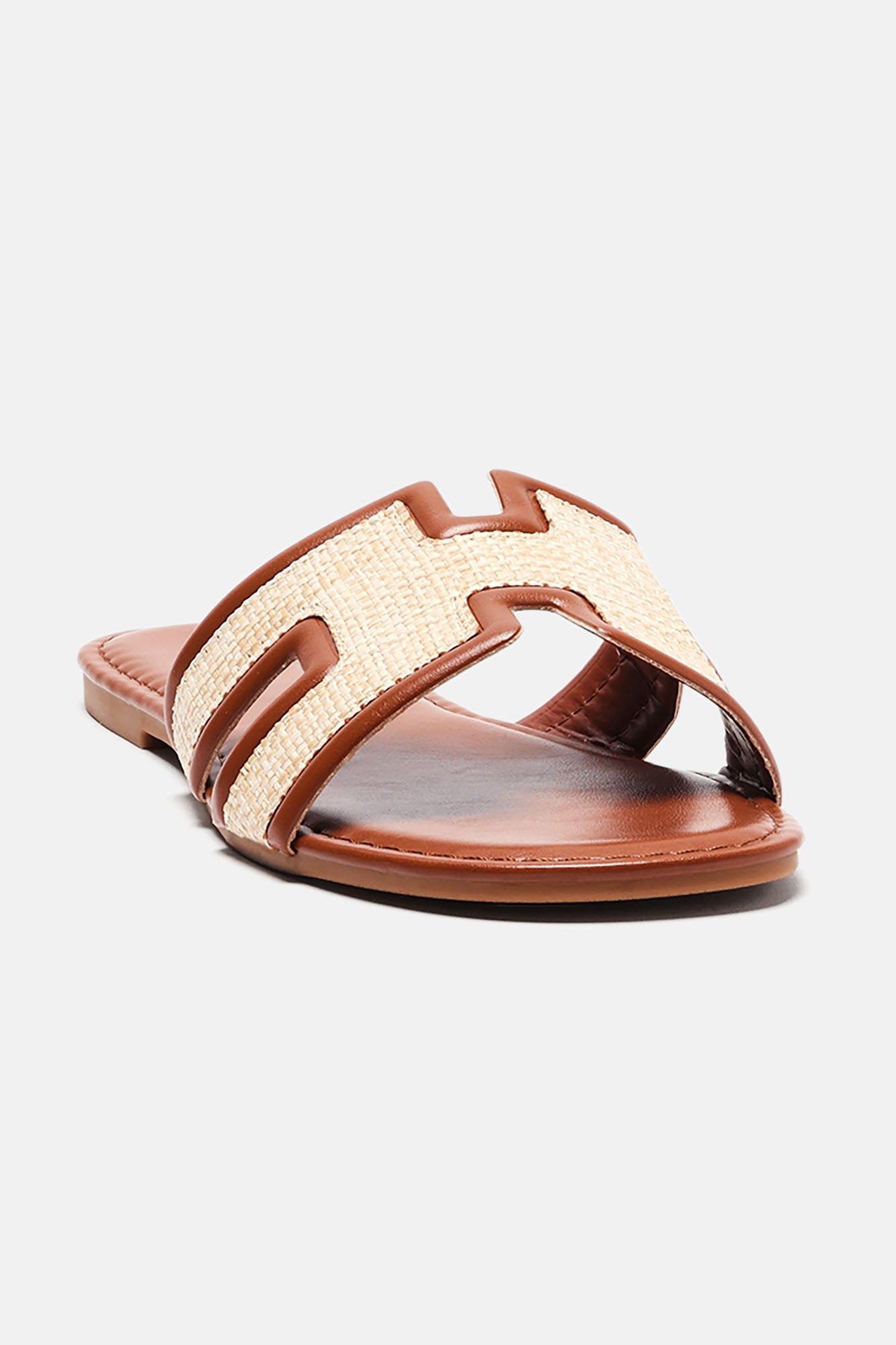 Most Necessary Sandals - Chestnut sold by Fashion Nova