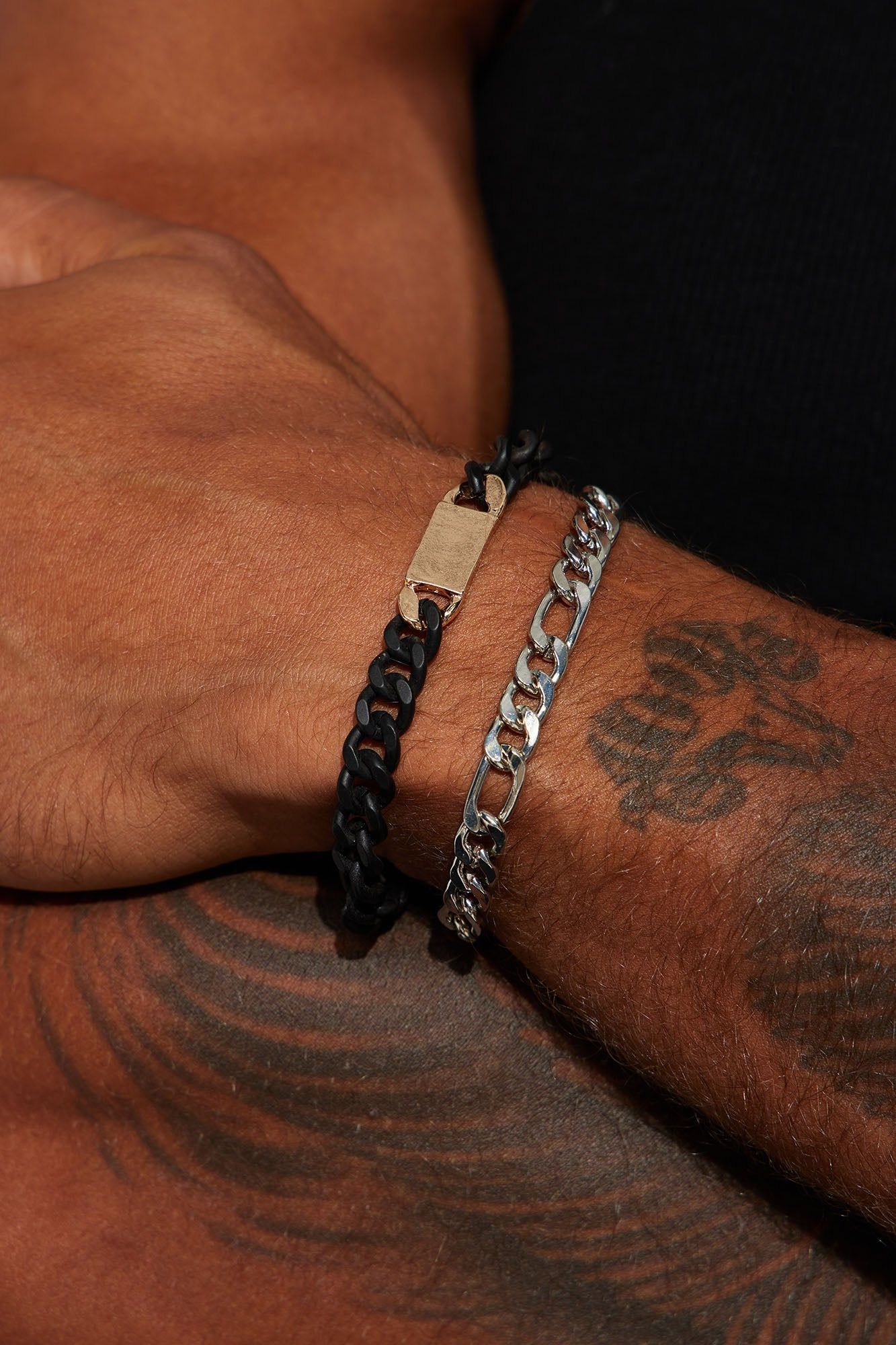 Come At Me Bracelet Set - Gold/combo sold by Fashion Nova