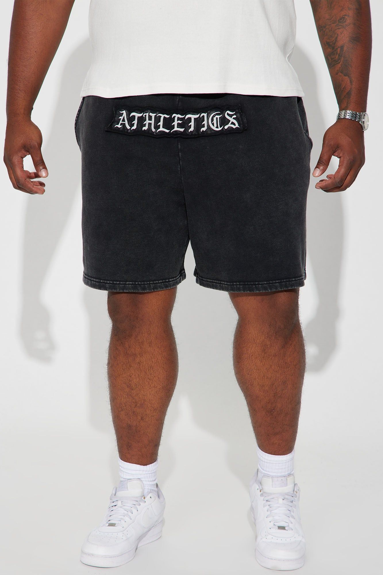 Athletics Relaxed Sweatshort - Black sold by Fashion Nova product image thumbnail 2