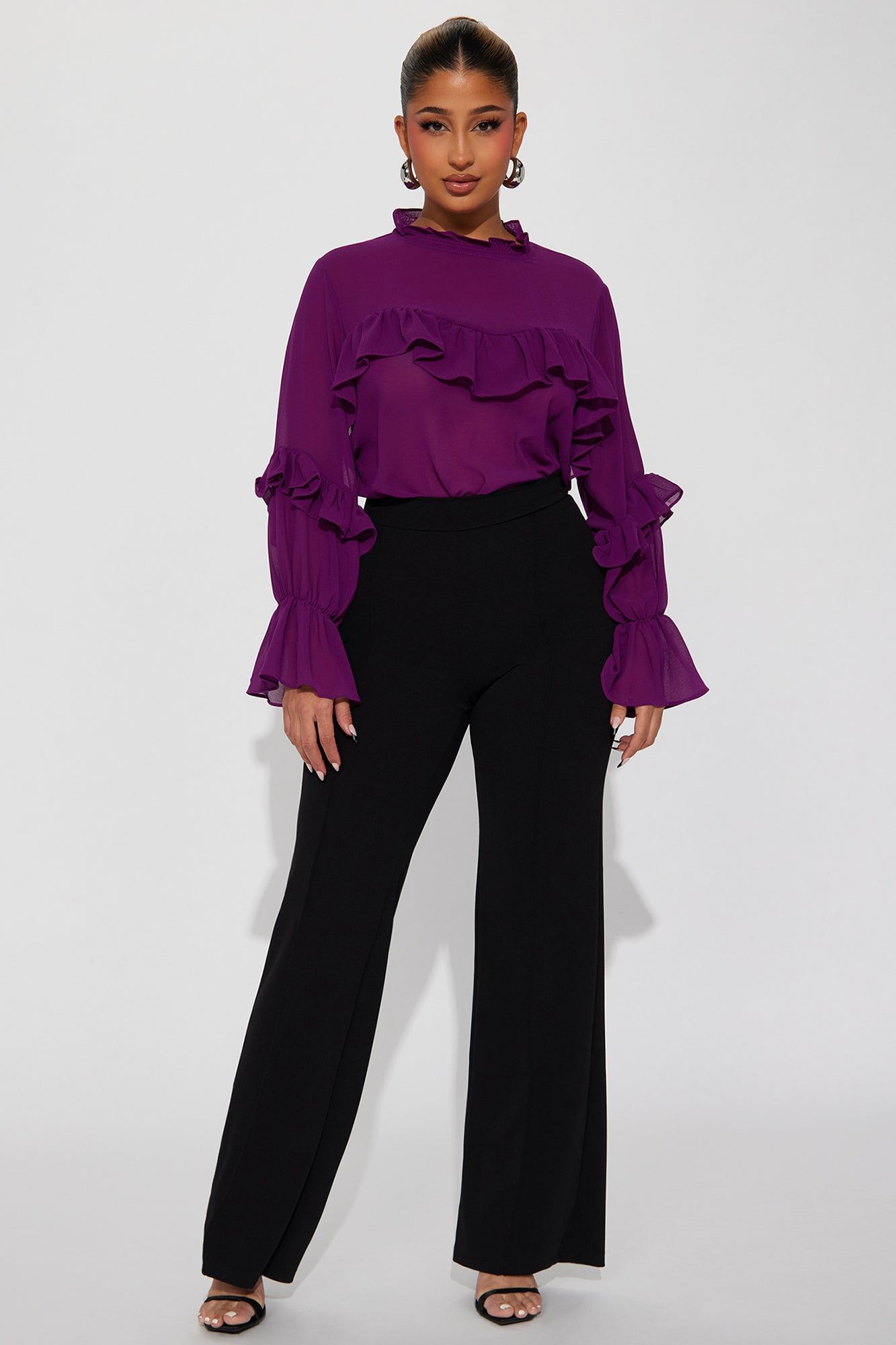 Birdie Blouse Top - Purple sold by Fashion Nova product image thumbnail 2