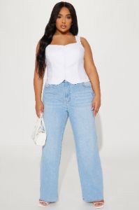 Successful Linen Top - Off White sold by Fashion Nova