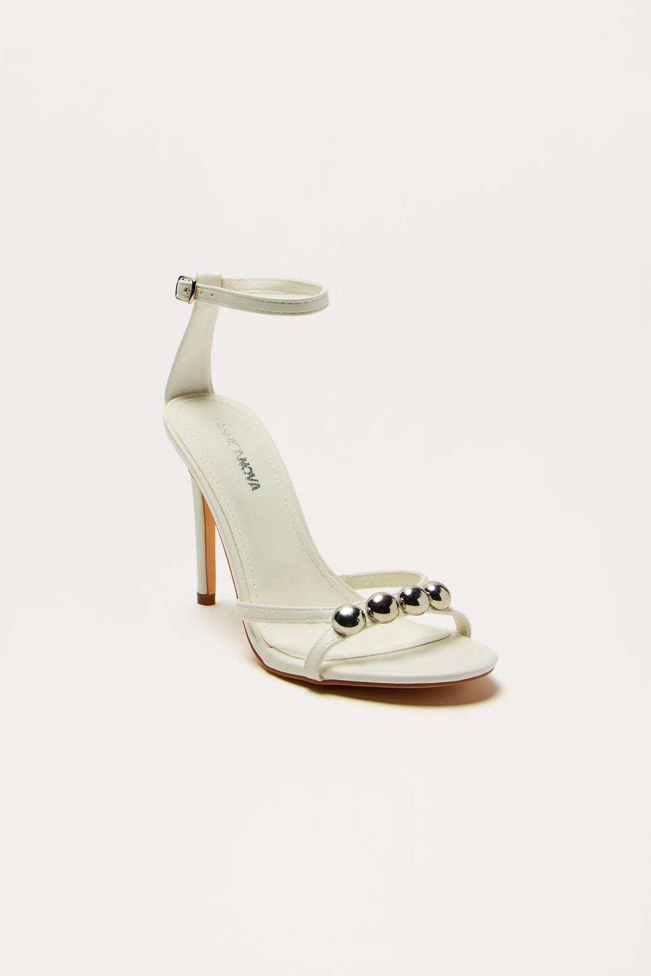 Unmatched Heeled Sandals - White sold by Fashion Nova product image thumbnail 2