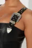 Sassed Up Faux Leather Midi Dress - Black sold by Fashion Nova