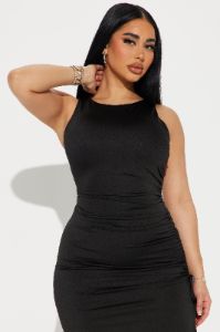Bex Double Lined Mini Dress - Black sold by Fashion Nova