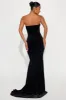 Ivanka Velvet Corset Gown - Black sold by Fashion Nova