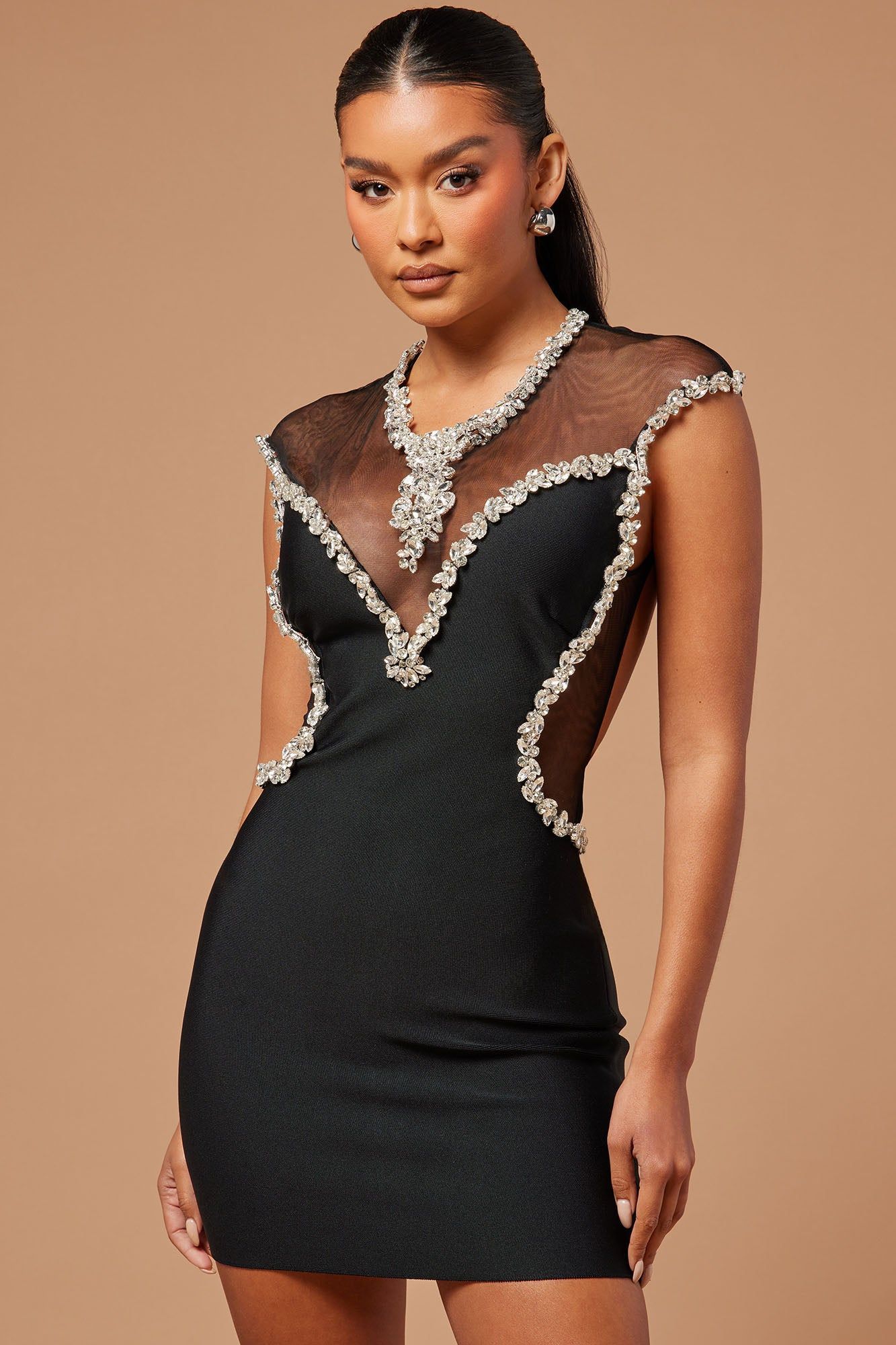 Anya Bandage Mini Dress - Black sold by Fashion Nova product image thumbnail 2