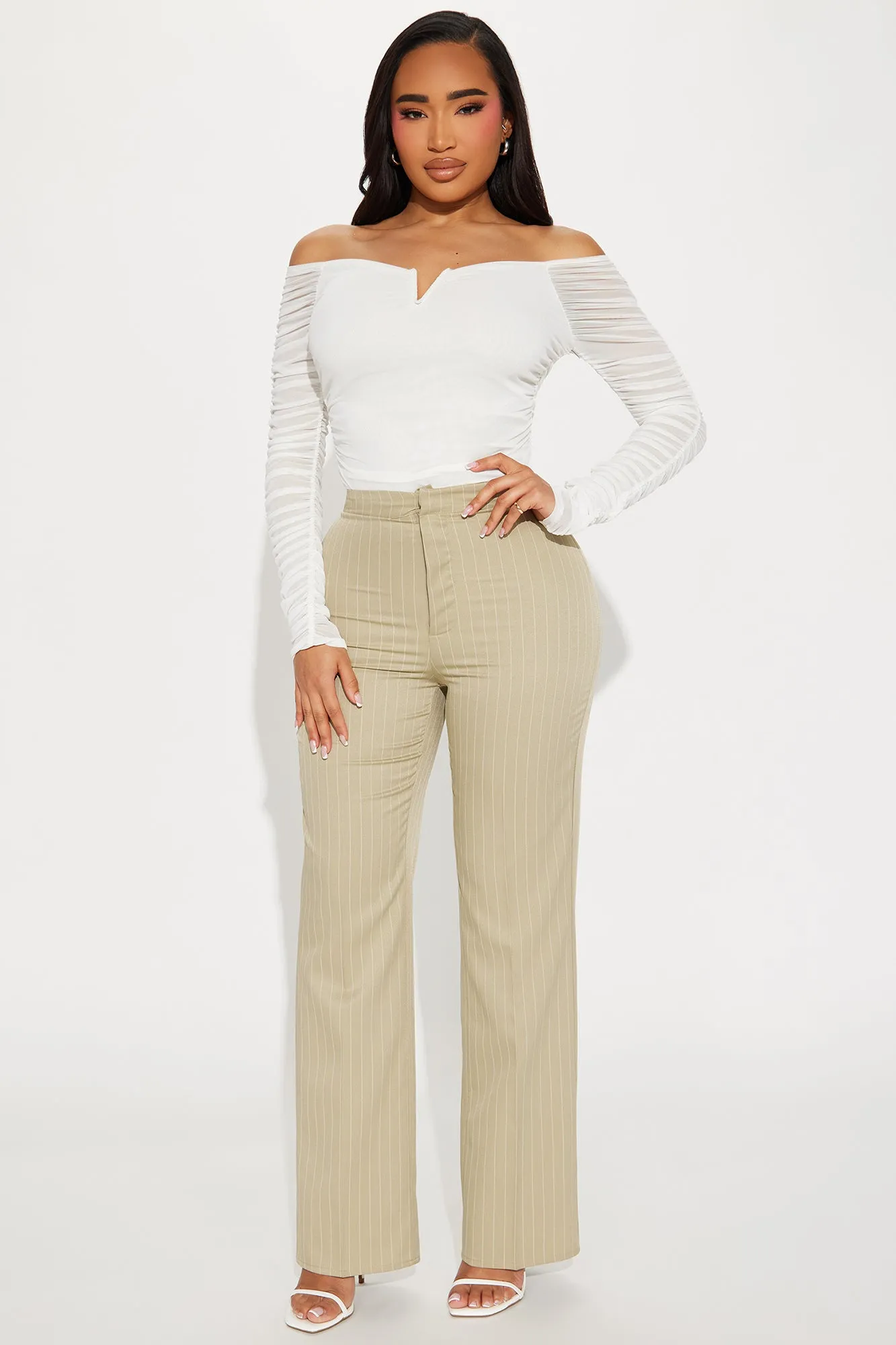 The Finer Things Mesh Bodysuit - Ivory sold by Fashion Nova product image thumbnail 2