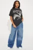Rock And Roll Led Zepplin Tshirt - Black sold by Fashion Nova