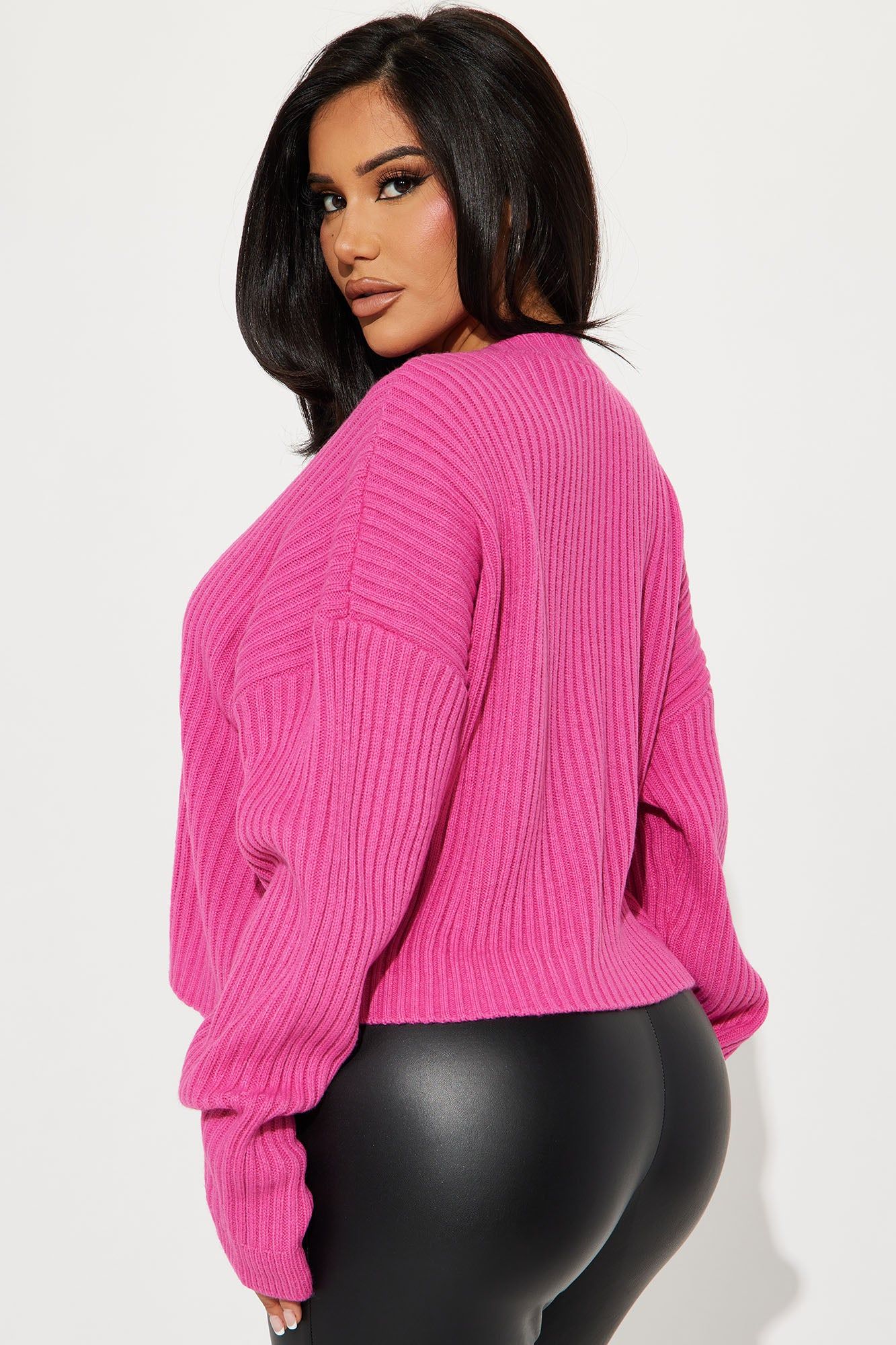 Paigey Sweater - Pink sold by Fashion Nova product image thumbnail 3
