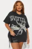 Rock And Roll Led Zepplin Tshirt - Black sold by Fashion Nova