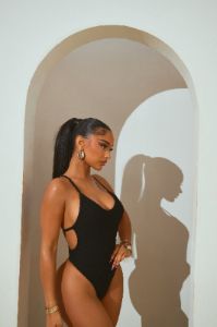 Greta 1 Piece Swimsuit - Black sold by Fashion Nova