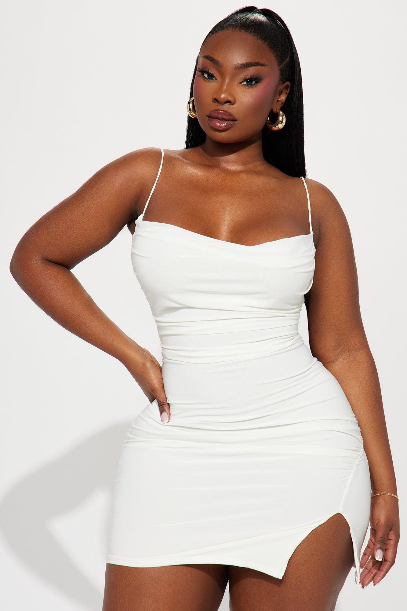 Lana Backless Mini Dress - White sold by Fashion Nova product image thumbnail 5