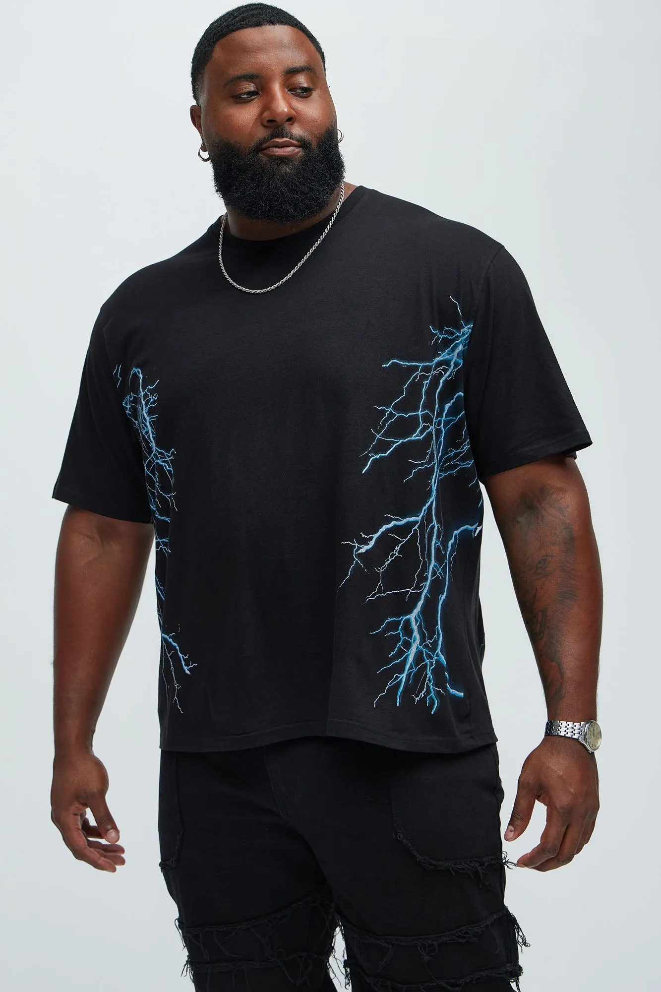 Revenge Hockey Short Sleeve Tee - Black sold by Fashion Nova product image thumbnail 4