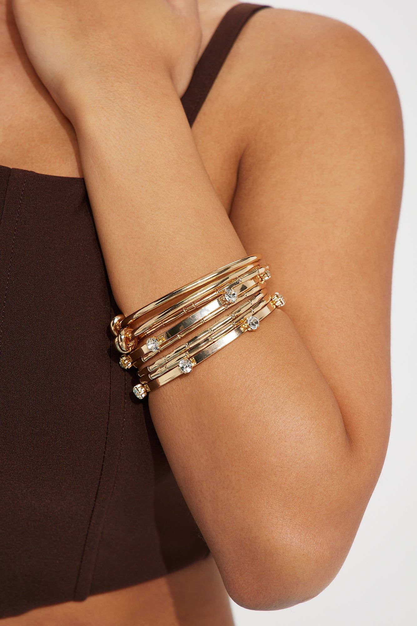 Bahama Babe Bracelet Set - Gold sold by Fashion Nova