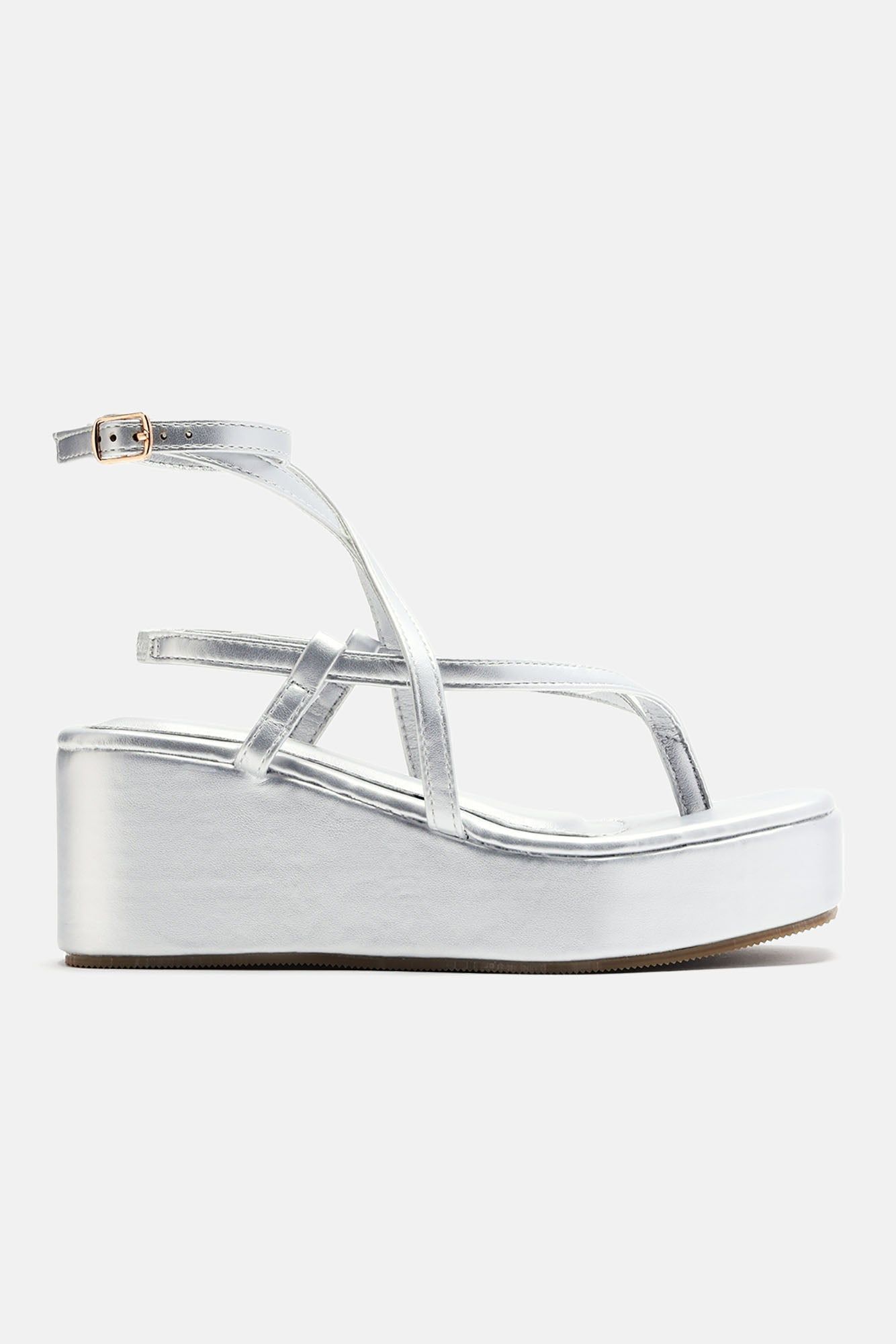 Layton Wedges - Silver sold by Fashion Nova product image thumbnail 3