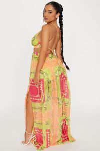 Maylee Chiffon Maxi Dress - Lime sold by Fashion Nova