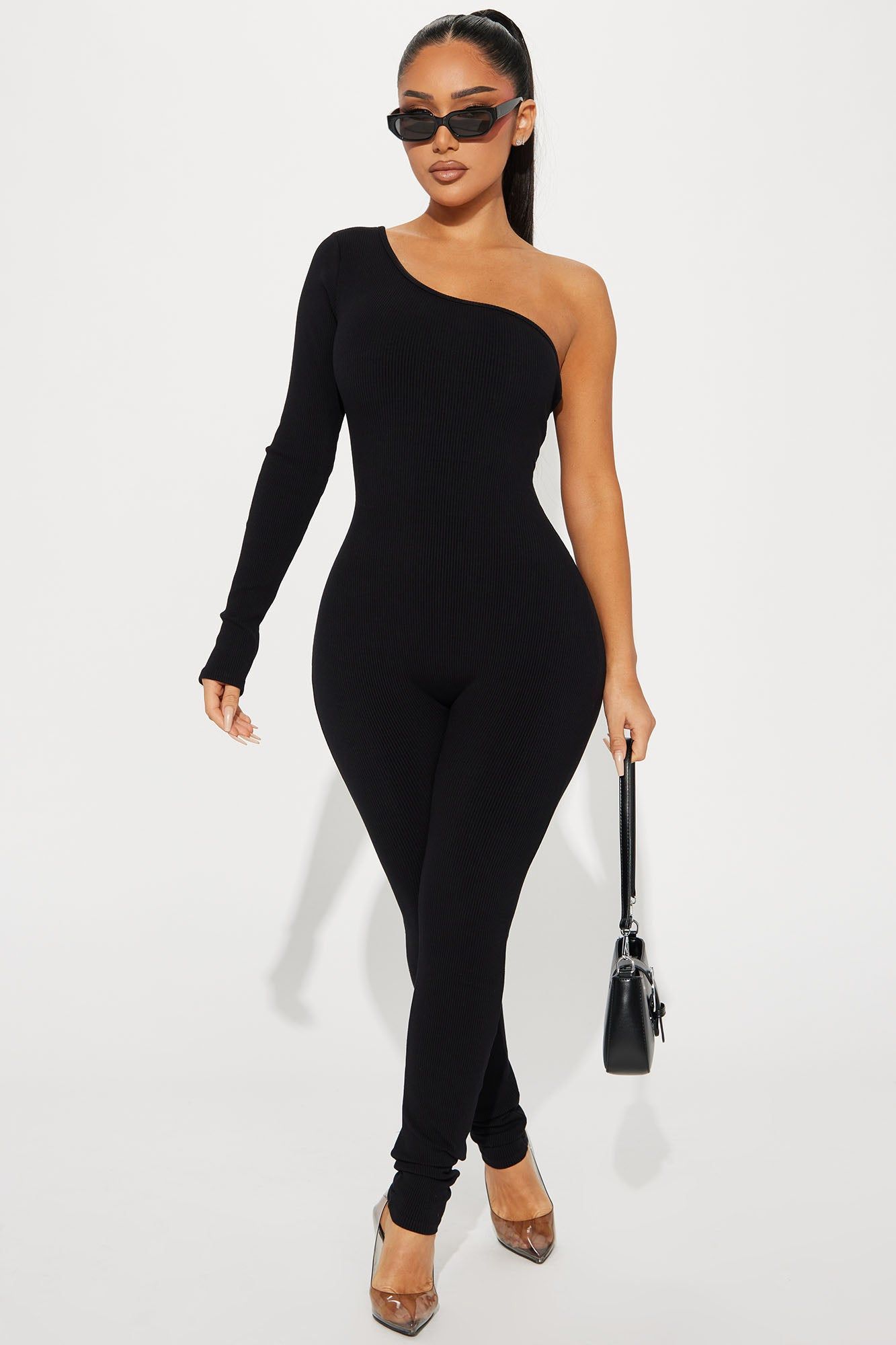Katia Snatched Jumpsuit - Black sold by Fashion Nova