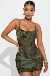 New Destiny Skirt Set - Olive sold by Fashion Nova