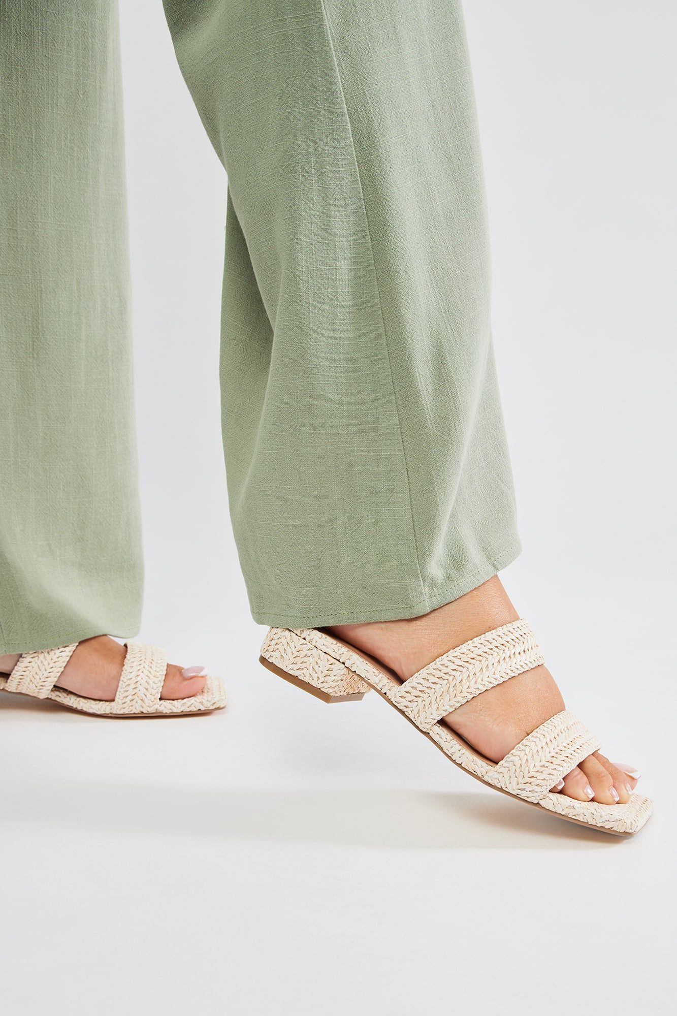 Trina Heeled Mules - Beige sold by Fashion Nova product image thumbnail 2