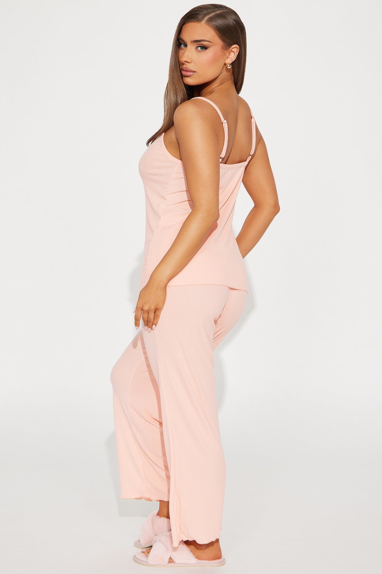 Comfy Mood Ribbed PJ Pant Set - Blush sold by Fashion Nova product image thumbnail 3