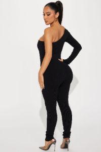 Katia Snatched Jumpsuit - Black sold by Fashion Nova