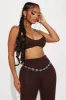 Let's Dance Crochet Pant Set - Brown sold by Fashion Nova