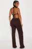Let's Dance Crochet Pant Set - Brown sold by Fashion Nova