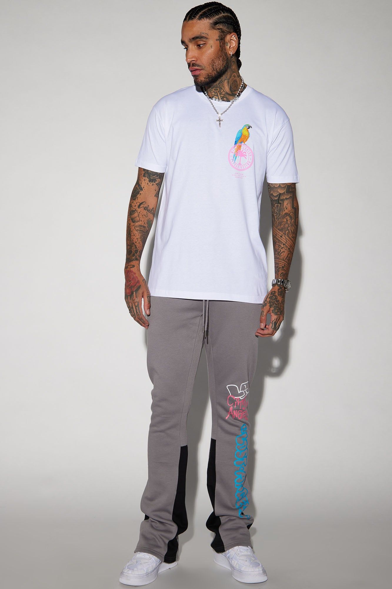Miami Macaw Short Sleeve Tee - White sold by Fashion Nova product image thumbnail 2