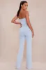 Berlin Floral Denim Jumpsuit - Light Wash sold by Fashion Nova