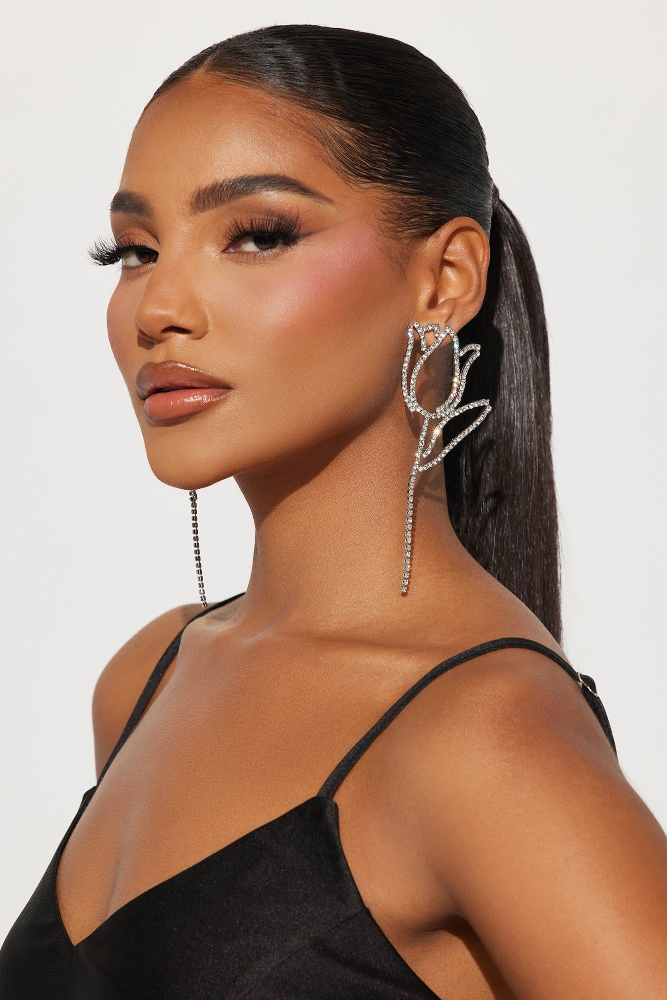 Enchanted Flower Earrings - Silver sold by Fashion Nova product image thumbnail 2