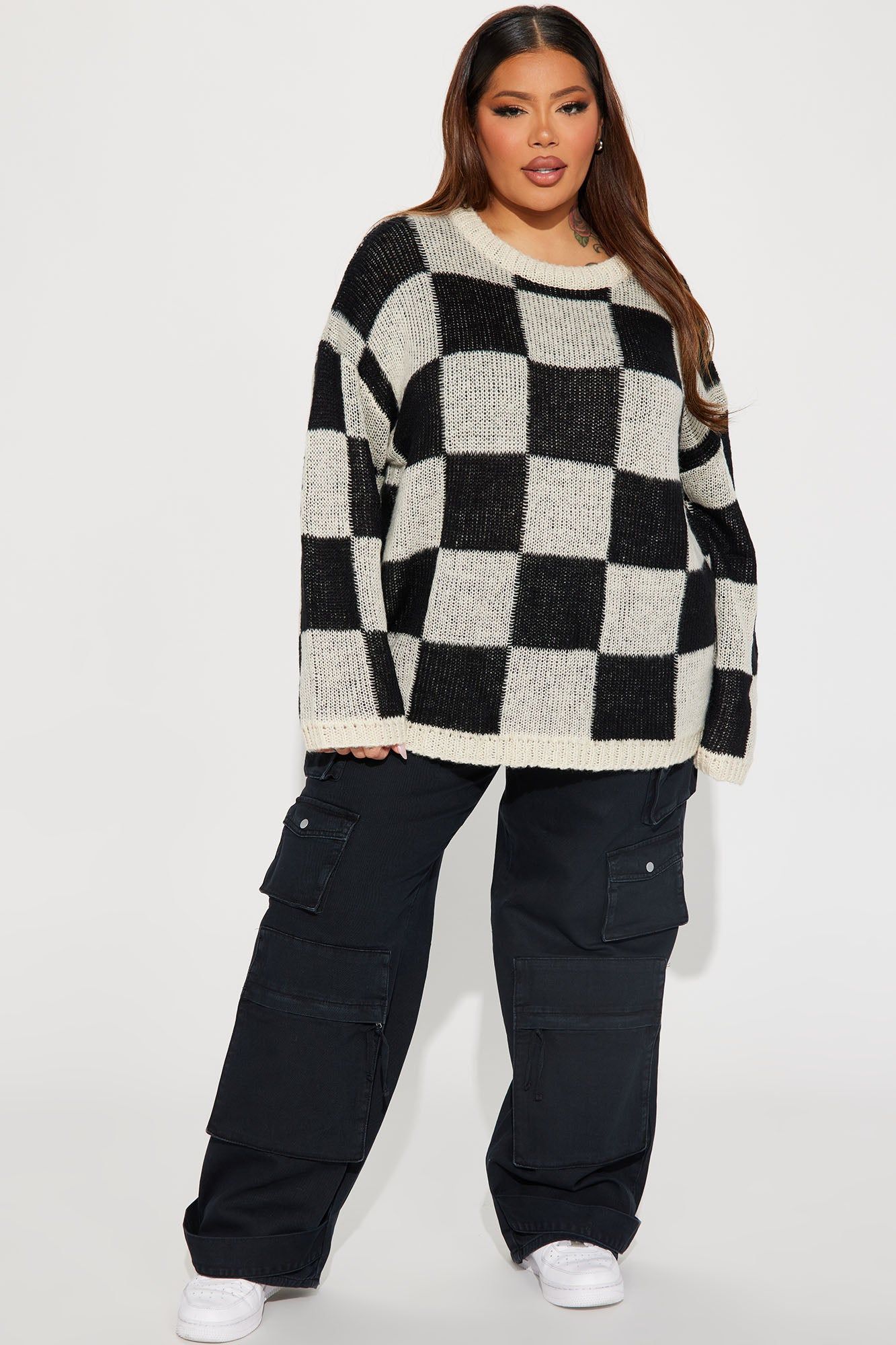 Make Your Move Sweater - Taupe/combo sold by Fashion Nova product image thumbnail 5